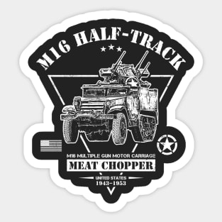 M16 Half-track Sticker